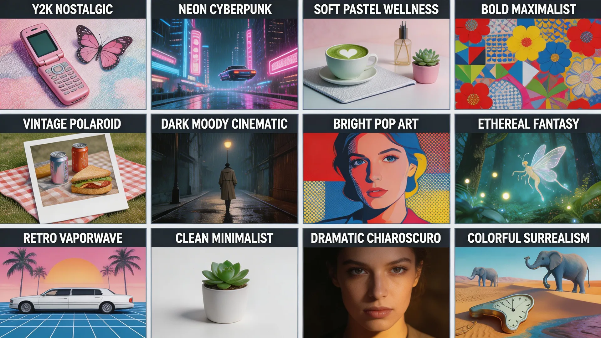Batch of trend-adapted AI visual content ready for TikTok posting