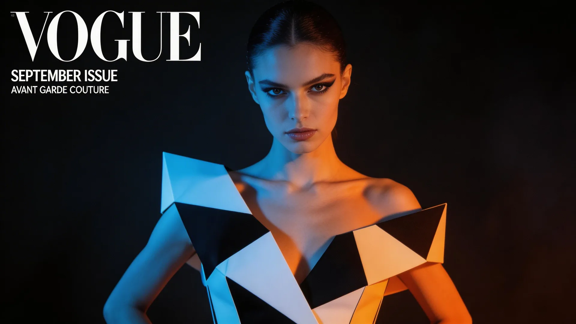 AI-generated fashion portrait with realistic lighting